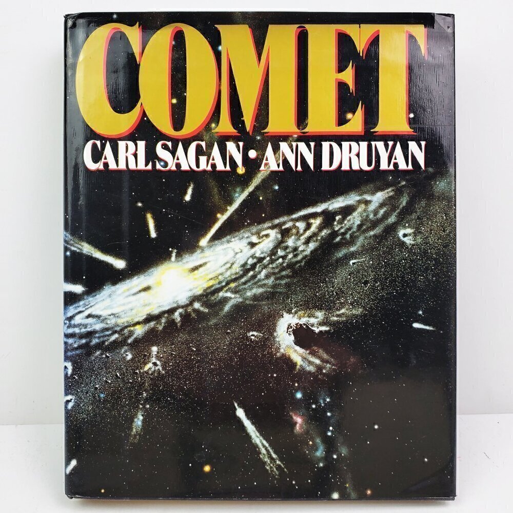 Comet First Edition Book by Carl Sagan, Ann Druyan VTG 1985 Hardcover HCDJ
